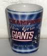 NEW YORK GIANTS Super Bowl XLII Champions SHOT GLASS