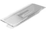 Clear Top Notch Food Pan Half Size - 4'' deep Clear