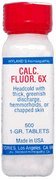 Calcium Fluoride 6X 500 Tablets
