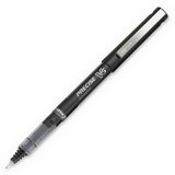 Pilot Precise V5 Stick Rolling Ball Pen, Micro Point, 0.25 mm, Black Barrel/Ink (35334), 12-Count