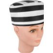 Adult Black and White Prisoner Costume Hat