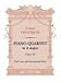 Piano Quartet in A major, op. 30. Full Score and Instrumental Parts