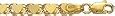 14K Gold Heart Chain Bracelet or Necklace, 4mm wide