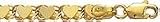 14K Gold Heart Chain Bracelet or Necklace, 4mm wide