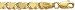 14K Gold Heart Chain Bracelet or Necklace, 4mm wide