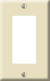 Blank Wall Plates: Leviton Decora - Wall plate - almond - 1 port