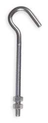 Battalion 4PB84 Hook, Bolt, 7 1/4x3/8 In