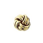 14K Gold Hollow Love Knot Tie Tack