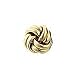 14K Gold Hollow Love Knot Tie Tack