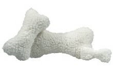 Vermont Style Fleece Bone Dog Toy, 12″