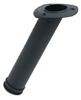 SEACHOICE ROD HOLDER FLUSH-BLK NYLON Molded High Impact Plastic Etched Finish On Flange