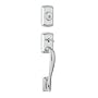 Kwikset 801AVH/967T-US26 Bright Chrome Avalon Double Cylinder Handleset with Tylo Knob