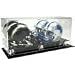 BCW Deluxe Acrylic Double "Mini" Helmet Display - With Mirror - Football Helmet, Goalie Mask, Racing Helmet - Sports Memoriablia Display Case - WALL MOUNT VERSION!