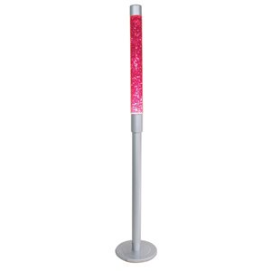 Glitter Tower Motion Floor Lamp - Hot Pink Glitter by LumiSource