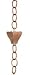 76" Handcrafted Polished Copper "6-Cup Buttercup" Flower Rain Chain