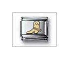 Cowboy Boot No Color Classic Gold, Italian Charm by Nomination Charms