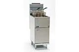 Pitco 45CS 45lb Economy Gas Fryer w/ Stainless Steel Tank