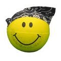 Smiley Blue Bandana Antenna Ball Topper