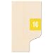 Year Labels, Color-Coded, Self-adhesive, 2010 Yellow (SMD67910) Category: Dated and Alpha Numeric Labels