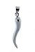 Italian Horn 60 mm Jewelry Pendants 316L Stainless Steel (18