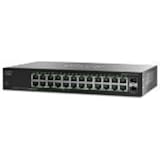 Cisco Compact 24-Port Gigabit Switch with 2 Combo Mini-GBIC Ports (SG102-24-NA)