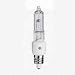Tools & Hardware : Feit Electric BPQ75/CL/MC - 75 Watt, T4, Mini Candelabra Base, 120 Volt, Clear Halogen, 1 Per Card