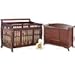 Read StorkCraft 2 Piece Nursery Set - Deborah Convertible Crib & Aspen Combo Dresser - Cherry Details StorkCraft 2 Piece Nursery Set - Deborah Convertible Crib & Aspen Combo Dresser - Cherry