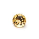0.43 Cts of AAA 5 mm Round Loose Citrine ( 1 pc ) Gemstone