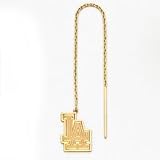 14K Los Angeles Dodgers La Threader Earrings