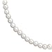 14k 7-7.5mm White Akoya SW Cultured Pearl Necklace - 18 Inch