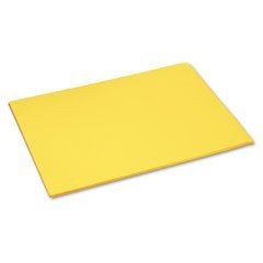 Riverside Paper Tru-Ray(R) Construction Paper, 18in. x 24in., Yellow