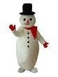 Puffy Snowman Adult Mascot Costume