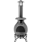 Stack Style Chimenea - Pewter by Arctic Products