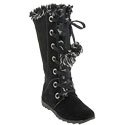 Sporto Womens Snow Boots Black Medium 7.5