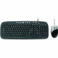 V7 Multimedia Keyboard Combo With 3 Button Wired USB Mouse