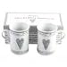 from JULIANA COLLECTION PAIR OF GIFT BOXED SILVER ANNIVERSARY MUGS - 25TH ANNIVERSARY Model CM119