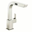 Moen S7597CSL 90 Degree Single Handle High Arc Kitchen Faucet with Pull-Out Spra