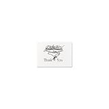 Black Graduation Thank You Cards