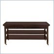 Stanley Furniture Lincoln Park Cherry Vogue Cocktail Table in Dark Java Finish