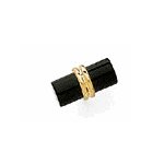 14K Gold Onyx Tie Tack by 1