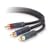 Belkin COMPONENT VIDEO CABLE * 3RCA/3RCA; 3'