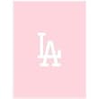 Biederlack Los Angeles Dodgers Oversized Pink Acrylic Throw