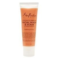 SheaMoisture Coconut & Hibiscus Facial Wash & Scrub, 4 oz