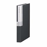 PLUS デジャヴカラーズ クリアーファイル(溶着式) 72ポケット チャコールグレイ FC-172DP CG 89112の画像