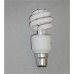 4 PACK 20W ENERGY SAVING SPIRAL BULB BC FITTING