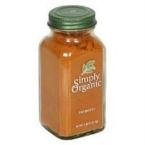 Simply Organic Turmeric -- 2.38 oz