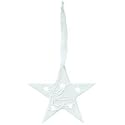 R&auml;der Design - White Christmas Ornament - Stern