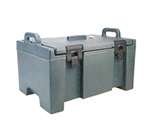100 Series Food Pan Carrier, Top Loading, One-Piece Poly Shell, Foam Insul., Holds (1) Full Size Or