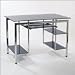 Euro Style 27201 Casey Black Glass/Chrome