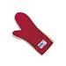 San Jamar KT0224 Kool-Tek Nomex Conventional Temperature Protection Oven Mitt, 24" Length, Red